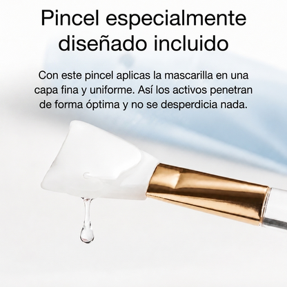 Pincel especialmente disenado incluido