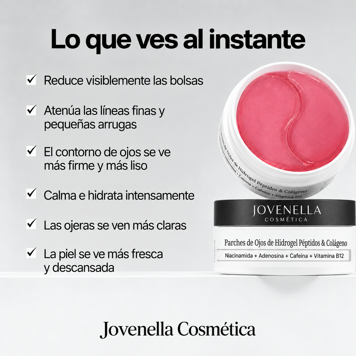 Lo que ves al instante con los parches de ojos