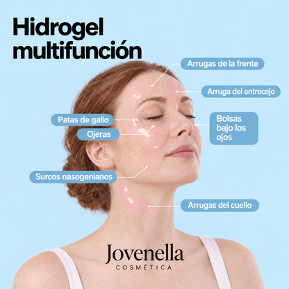 Hidrogel multifunción: zonas del rostro a tratar