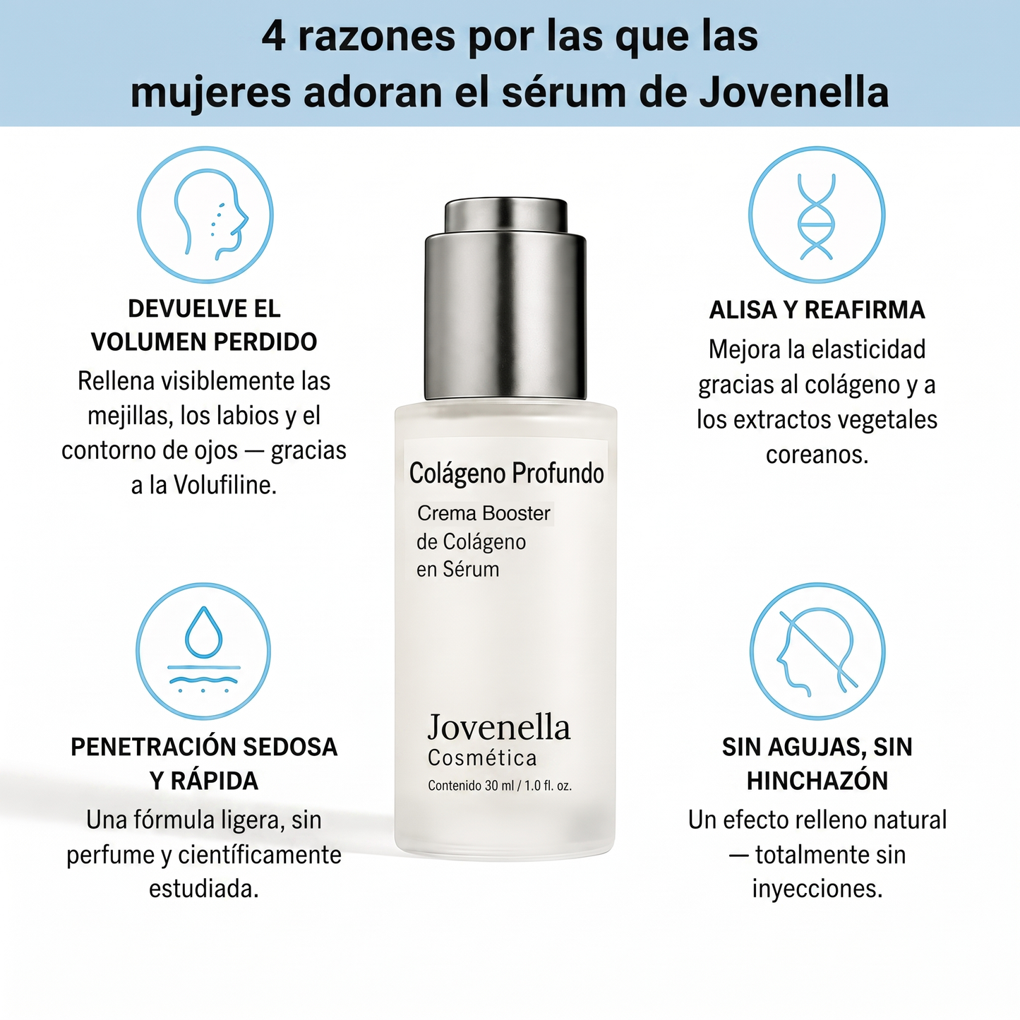 4 razones por las que las mujeres adoran el serum de Jovenella